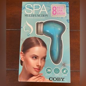 Spa spin brush with 7 attachment heads
